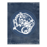 Dragon ornemental carte postale