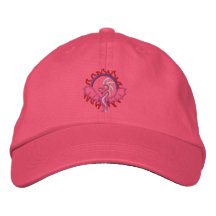 Dragon rose au soleil casquettes de baseball brodées
