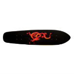 Dragon rouge/nouvelle année chinoise skateboards cutomisables