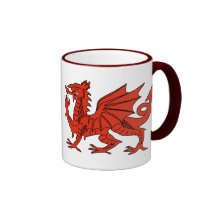 Dragon rouge tasse à café