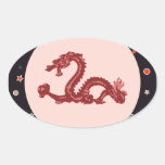 Dragon Stickers Ovales