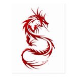 Dragon tribal cartes postales