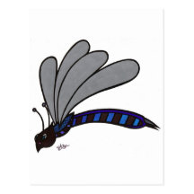 Dragonfly1 Carte Postale