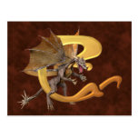 Dragonlore C initial Carte Postale