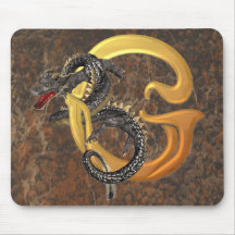 Dragonlore G initial Tapis De Souris