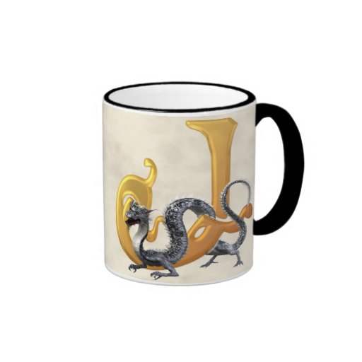 Dragonlore J initial Mug À Café