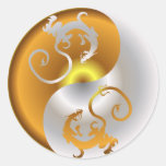Dragons de zen adhésif