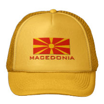 Drapeau 1 de Macédoine Casquette