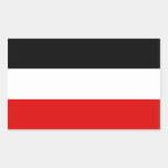 Drapeau allemand impérial stickers en rectangle