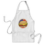 Drapeau américain d'hamburger tabliers