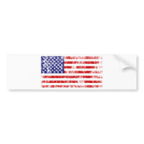 Drapeau américain Etats-Unis grunge autocollants pour voiture