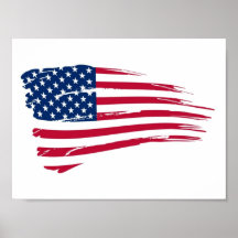 Drapeau américain poster