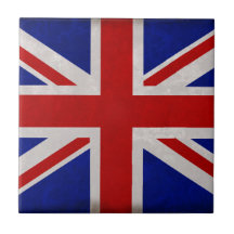 Drapeau Anglais d'Angleterre texturé Carreau En Céramique