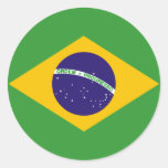 Drapeau brésilien des autocollants du Brésil