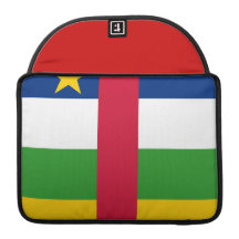 Drapeau centrafricain poche pour macbook pro