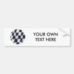 Drapeau Checkered Autocollant Pour Voiture