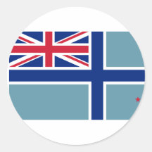 Drapeau civil d'air de la Nouvelle Zélande, Nouvel Autocollant Rond