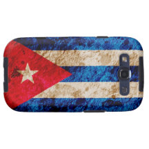 Drapeau cubain rocailleux