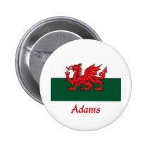 Drapeau d'Adams Gallois badges publicitaires