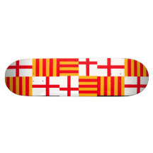 Drapeau de Barcelone Skateboards Personnalisés