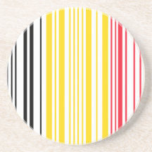 Drapeau de Belguim de code barres Dessous De Verres