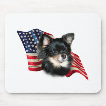 Drapeau de chiwawa tapis de souris