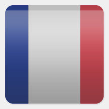 Drapeau de de la France Autocollant