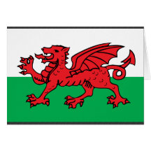 Drapeau de Gallois Cartes De Vœux