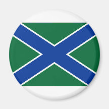 Drapeau de garde de frontière de Fédération de Rus Magnets Pour Réfrigérateur