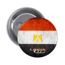 Drapeau de grunge de l'Egypte Badges