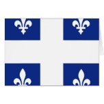 Drapeau de haute qualité du Canada Québec Carte