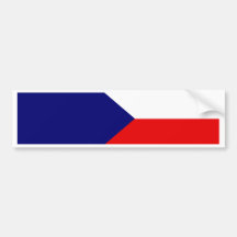 Drapeau de haute qualité tchèque autocollants pour voiture