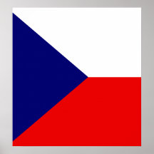 Drapeau de haute qualité tchèque posters