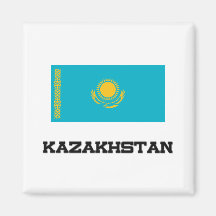 Drapeau de Kazakhstan Aimants Pour Réfrigérateur