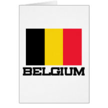 Drapeau de la Belgique Carte