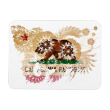 Drapeau de la Californie Magnets Rectangulaires