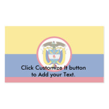Drapeau de la Colombie militaire, Colombie Cartes De Visite Professionnelles