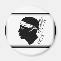 Drapeau de la Corse Magnets Pour Réfrigérateur
