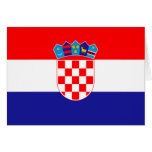 Drapeau de la Croatie Cartes