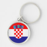 Drapeau de la Croatie Porte-clé