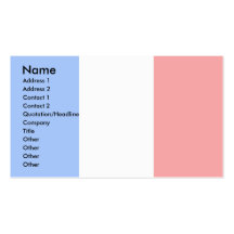 Drapeau de la France Carte De Visite