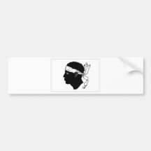 Drapeau de la France Corse Autocollant Pour Voiture