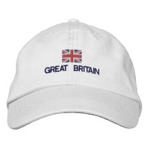 Drapeau de la Grande-Bretagne Union Jack les Angla Casquette De Baseball Brodée