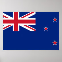 Drapeau de la Nouvelle Zélande Posters