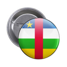 Drapeau de la république centrafricaine badge avec épingle