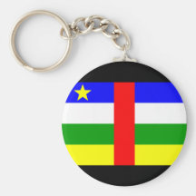 Drapeau de la république centrafricaine porte-clé