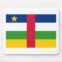 Drapeau de la république centrafricaine tapis de souris