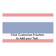Drapeau de la Thaïlande, Thaïlande Cartes De Visite Professionnelles