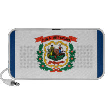 Drapeau de la Virginie Occidentale Haut-parleur Portable
