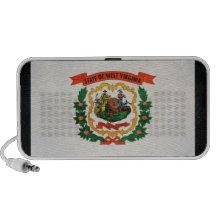 Drapeau de la Virginie Occidentale Haut-parleurs Mp3